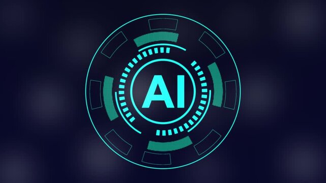 Futuristic technology transformation by entering command prompt for artificial intelligence.