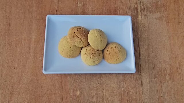 almonds,Baruasa is a authentic cake from Bugis,Makassar South Sulawesi