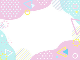 カラフルでポップなフレーム