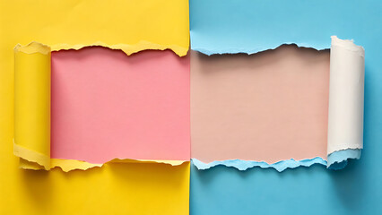Fototapeta premium ripped paper background