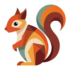 Abstract squirrel