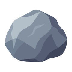 Big rock vector on white background.