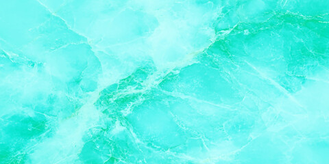 Features a smooth blend of turquoise, mint and light teal shades, Subtle white and slightly soft green veining adds depth and natural flow, modern design background for wall decor.