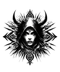 Viking Shield Maiden Warrior