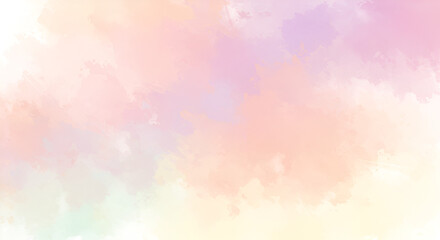 Abstract watercolor blend of pastel colors