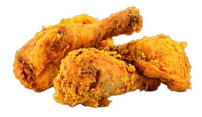 Delicious Fried Chicken Drumsticks Stacked Together Freshly Made
