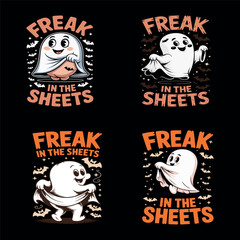 Freak in the Sheets Helloween t-shirt design 2025