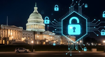Cybersecurity Over Government Building – US Capitol Data Protection