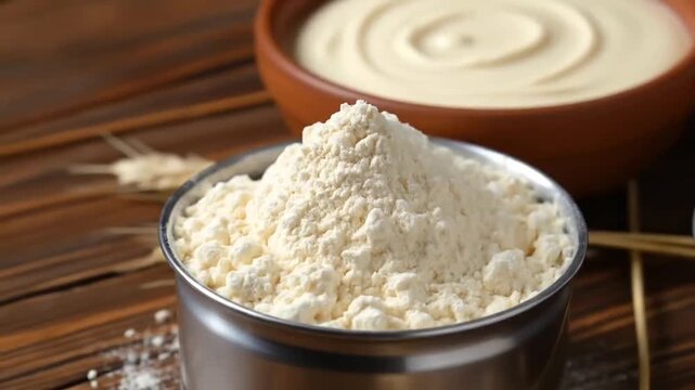 Sattu Atta / Satu or sattu cha Peeth is one of the best natural and nutritionally rich food.It is made from dry roasted and puffed wheat and chana dal, a healthy breakfast drink from ... See More