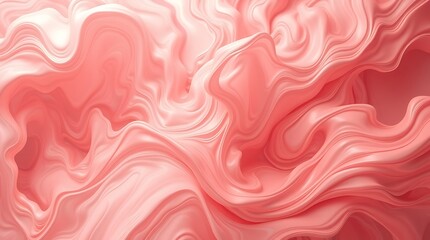 Abstract flowing pink silk fabric with a soft satin texture and a subtle wave pattern.