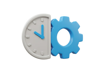 Isolated Half Clock Half Gear Progress