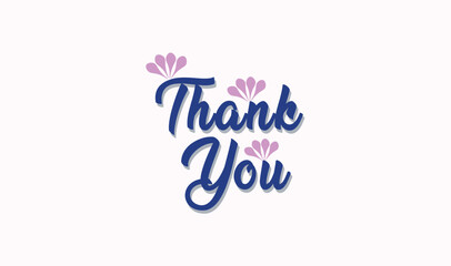 Thank you sticker design