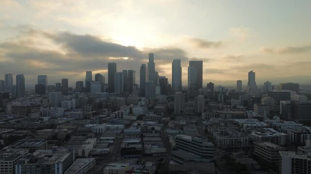 aerial view of Los Angeles
