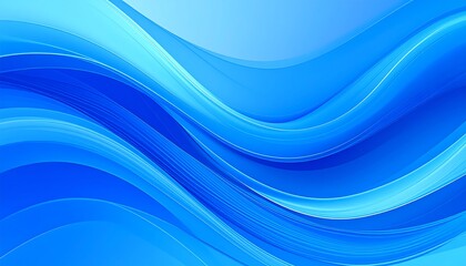 Obraz premium Abstract blue wave design (5)