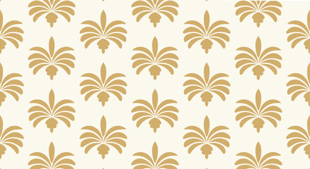 Seamless elegant luxury floral trendy pattern vector illustration, suitable for textiles, wallpapers, packaging, or digital backgrounds
