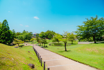 The view of Temple in Nara, Japan