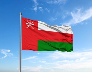 The Omani Flag Soaring High: Symbol of National Pride and Heritage