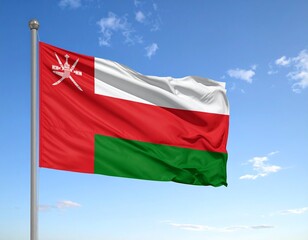 The Omani Flag Soaring High: Symbol of National Pride and Heritage