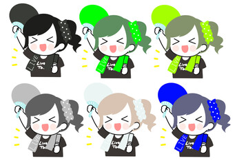 推し活女子
Oshikatsu 