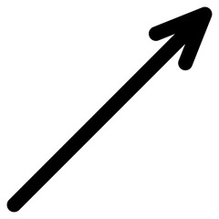 Black arrow white background. A arrow illustration on white background