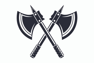 minimalist vector logo axe icon