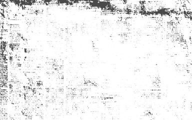 Retro grunge newspaper texture with faded print details, distressed urban surface, vintage dust particles, old paper overlay background for posters and digital artwork.