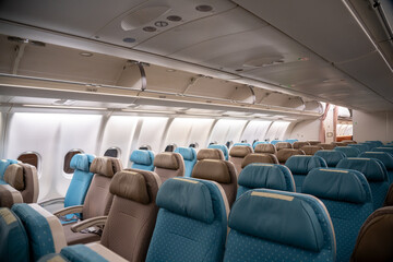 interior of an airplane