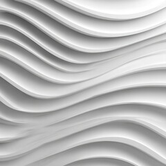 Obraz premium Abstract white wavy pattern (1)