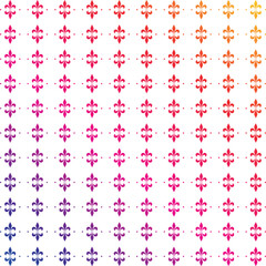 Fleur de Lis Minimalist Pattern Seamless