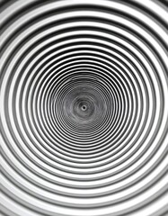 Fototapeta premium Abstract concentric circles creating an optical illusion