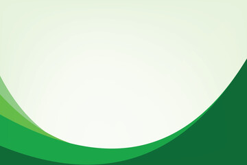 abstract curve green cover background illustration