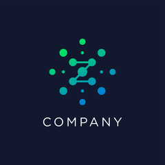 modern logo letter z vector design