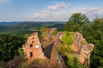 Fototapeta premium Château du Falkenstein in France