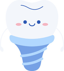 Tooth cartoon, cute teeth character