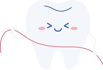 Tooth cartoon, cute teeth character