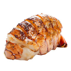 Grilled Lobster Tail with Seasoned Shell and Tender Meat