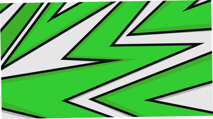 sport background green zigzag pattern with dynamic lines, vector background for sportswear