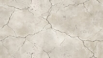 Fototapeta premium Grungy, aged concrete wall with a rough, cracked surface texture