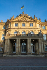 Historic Atmosphere at Schillerplatz in the Heart of Stuttgart, Germany
