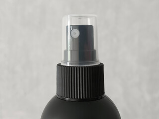 Water replenishing and sunscreen preventing spray transparent bottle. bottle skin care product
