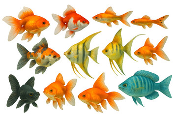 set of goldfish