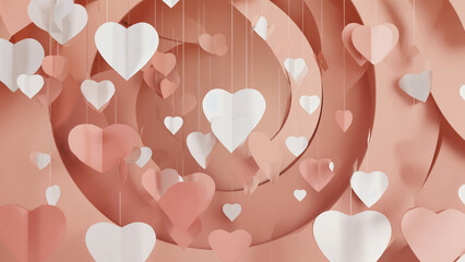 3Dsoft colors flowers frame boarded background.ai 