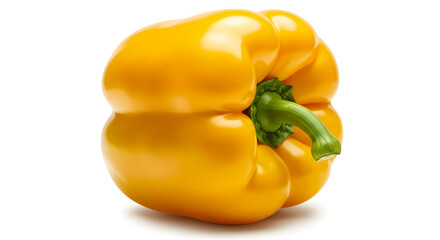 yellow pepper isolated on white