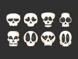 skull bone skeleton halloween cartoon october cute silhouette dead tatto evil paattern toy punk band