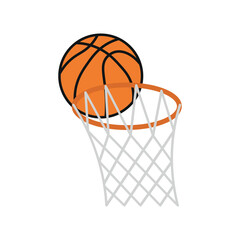 Basketball Shoot Into Net