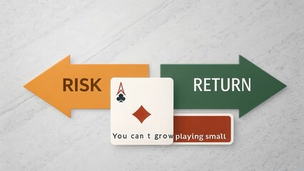 Risk and Return Concept with Playing Card Representations