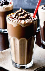 cappuccino with chocolate