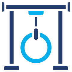 Tire solid color icon