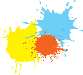 Colorful Paint Splashes