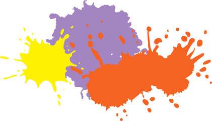 Colorful Paint Splashes